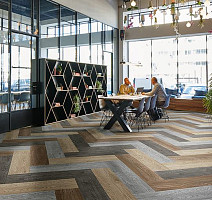 Flotex Wood planks 151002 Grey Wood фото 3 | FLOORDEALER